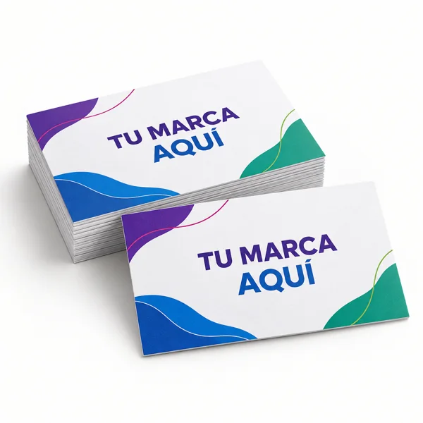 Tarjetas · paquete de 100 · mockup