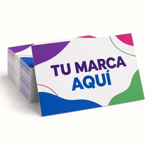 Postales · paquete de 100 · mockup